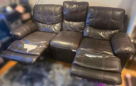 Photo of free Recliner Leather Sofa 3 seater (New Elgin IV30) #2