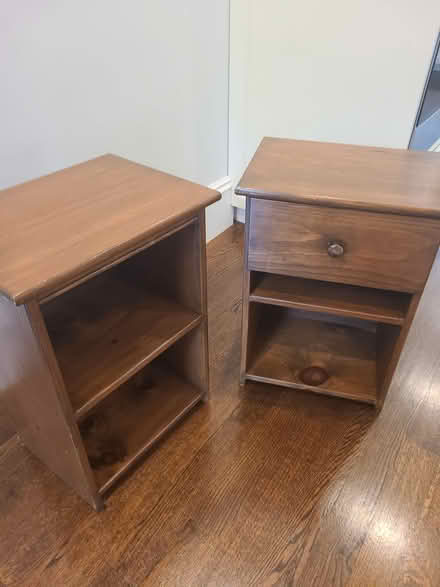 Photo of free Two night stands solid wood (Newton Highlands) #1