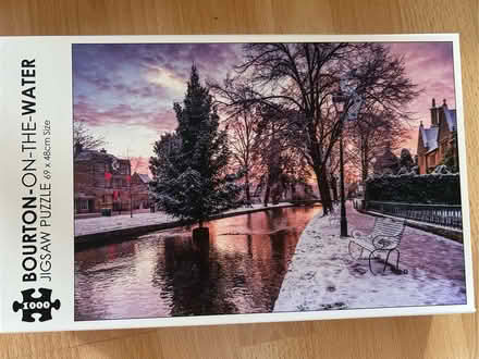 Photo of free 1000-piece Jigsaw, winter scene (Barkham RG41) #1