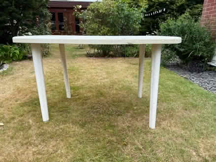 Photo of free White plastic table (PO12 2 Gosport) #2