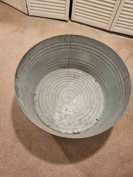 Photo of free Galvanized steel tub (Hill East) #1