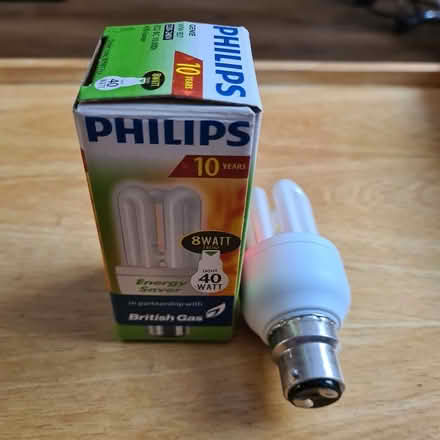 Photo of free 8W CFL bulb (Great Ashby SG1) #1