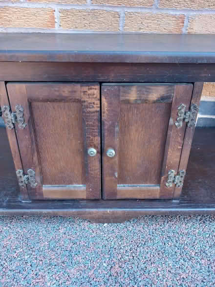 Photo of free Low solid wood unit/tv stand (Aston-on-Trent DE72) #1