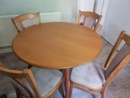 Photo of free Dinning Table and four chairs (Bs16 Aintree Drive) #2