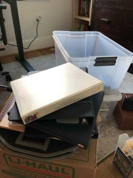 Photo of free Used binders 8 (Chevy Chase DC) #1