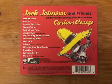 Photo of free Jack Johnson Curious George CD (Honor Oak/ Forest Hill SE23) #3