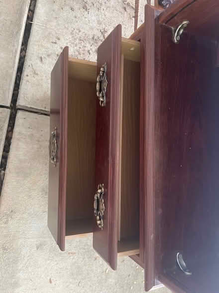 Photo of free Small wooden roll top desk dresser (Rancho Yolo - Pole Line & 5th) #3