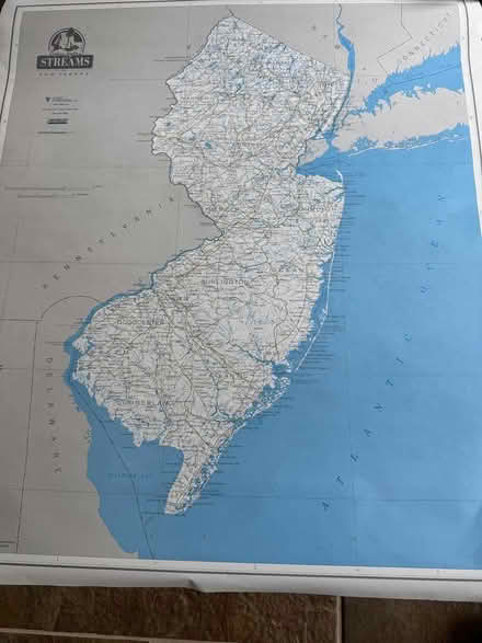 Photo of free Wall map of New Jersey (Swarthmore) #1