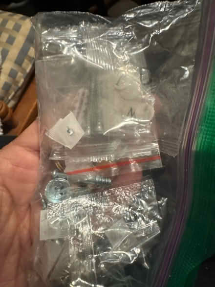 Photo of free Stained wood shelves and screws (Oakland, CA) #3