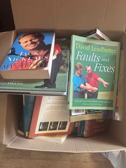Photo of free Collection of Golf books (Dunmore Road) #1