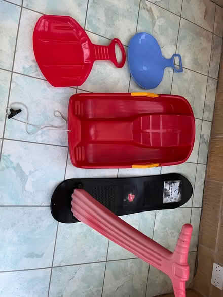 Photo of free Various kids sledges! Not the time of year I know… (Milton-under-Wychwood OX7) #1