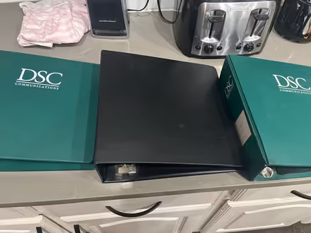 Photo of free 3 heavy duty 3 inch 3-ring binders (West Parker - Colt/Preston) #1