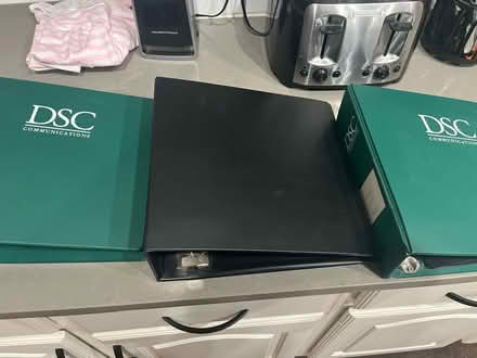 Photo of free 3 heavy duty 3 inch 3-ring binders (West Parker - Colt/Preston) #1