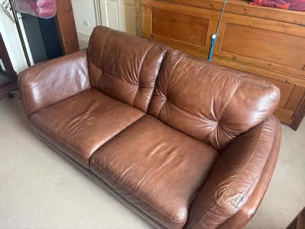 Photo of free Leather Sofa (Upperthorpe S6) #1