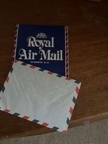Photo of free Airmail paper (Westerhope) #1