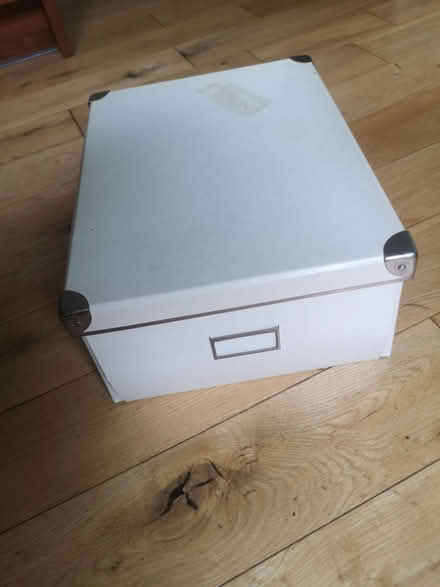 Photo of free Ikea cardboard storage box w lid (Streatham SW16) #1