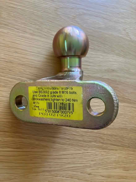 Photo of free 50mm tow ball (Bromley Common BR2) #1
