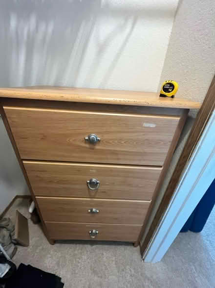 Photo of free Wooden 4-drawer dresser (Dutch Ridge/Littleton) #1