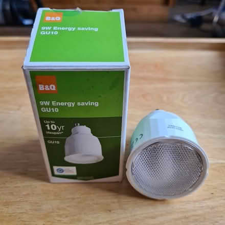 Photo of free GU10 9W CFL bulb (Great Ashby SG1) #1