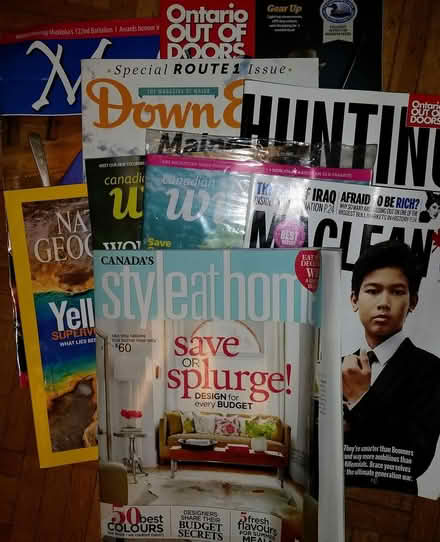 Photo of free Random old magazines (Keele St & Eglinton Ave W) #1