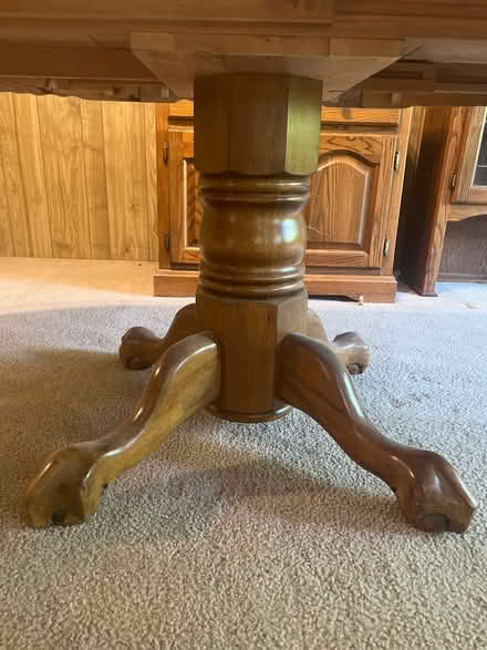 Photo of free Nice large solid oak wood table (Rancho Yolo - Pole Line & 5th) #2