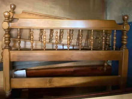 Photo of free Bed Headboard & Footboard (Medford-Fulton Heights) #1