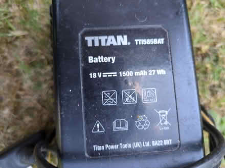 Photo of free Working power tool battery & charger. (Church RG2) #1
