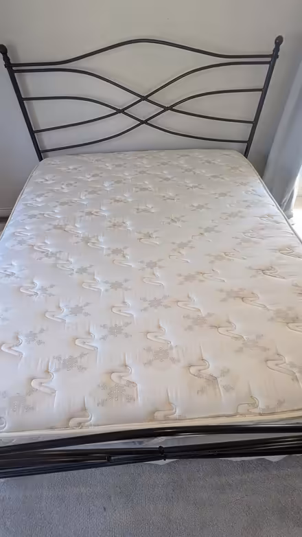 Photo of free California King mattress and frame (Longmont) #2