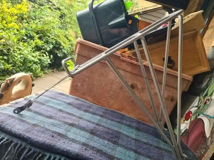 Photo of free Bicycle pannier rack silver (Romsey, CB1) #2