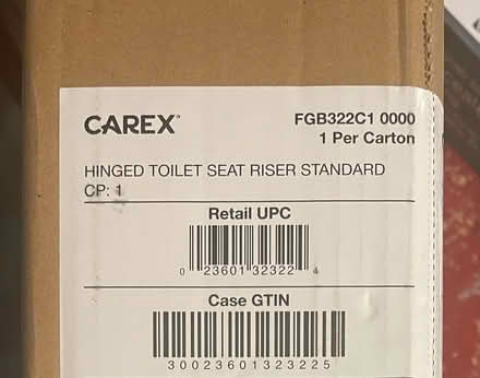 Photo of free Raised Toilet Seat/Riser (Arlington Forest) #3