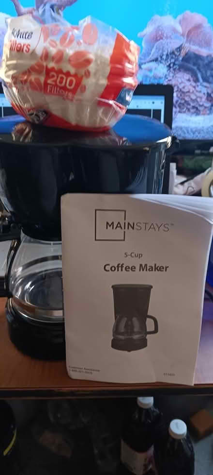 Photo of free Mainstays 5-Cup Drip Coffee Maker (melrose) #1