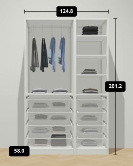 Photo of free IKEA Wardrobe (Horsham) #2