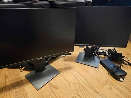 Photo of free Twin Dell Monitors (Ashburn) #1