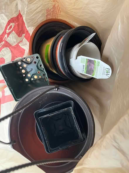 Photo of free Plastic garden pots (Seaver St.) #1