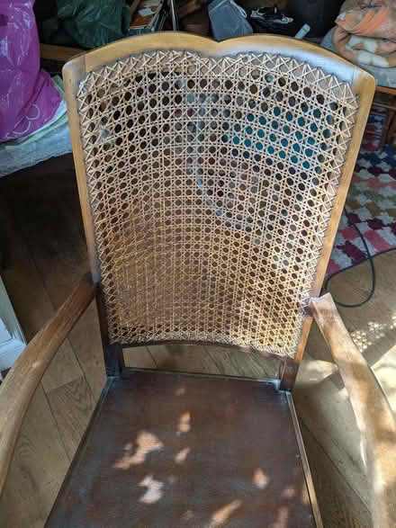 Photo of free Vintage cane backed chair (Clun valley SY7) #3