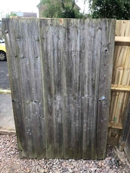 Photo of free Double wooden Garden gates with hinges latch and drop bolt (Charlbury OX7) #2