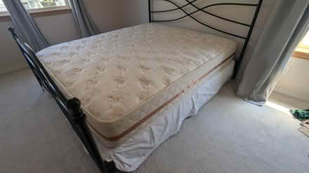 Photo of free California King mattress and frame (Longmont) #1