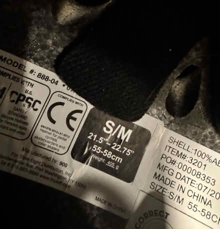 Photo of free 8 ball size small helmet (Oakland, CA) #2