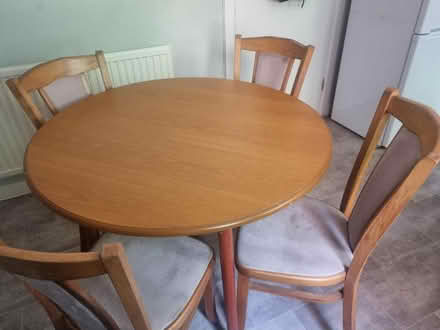 Photo of free Dinning Table and four chairs (Bs16 Aintree Drive) #1