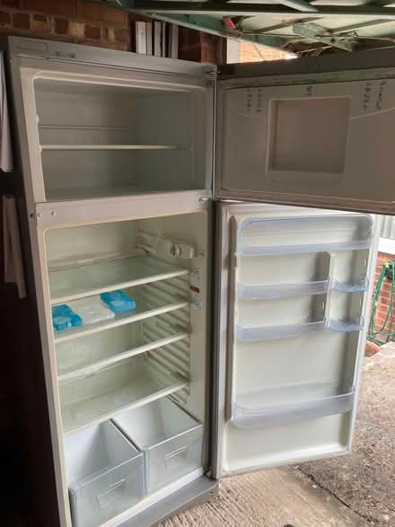 Photo of free Indesit fridge freezer upright (loughborough LE11) #1