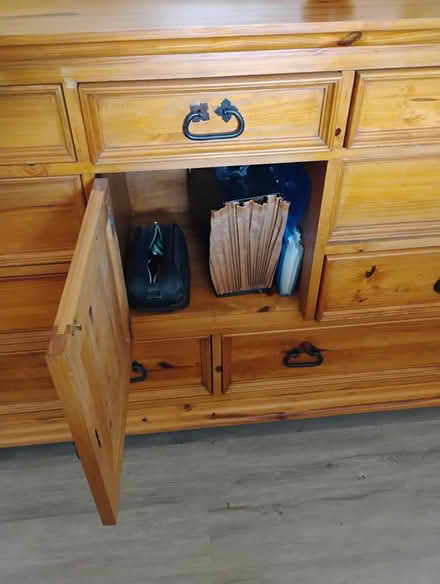 Photo of free dresser, end table,bed frame set (eureka) #3