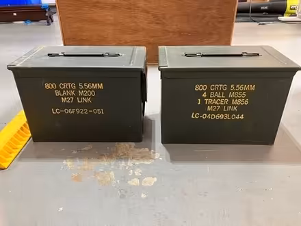 Photo of free EMPTY Metal Ammo Boxes (20876) #4