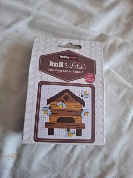 Photo of free Mini crosstitch beehive design (Seaside BN22) #1