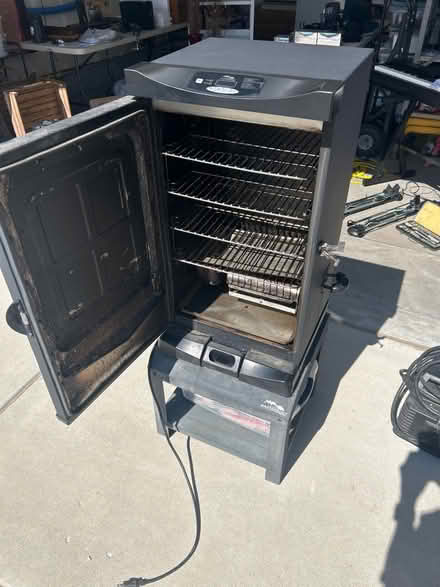 Photo of free Electric Smoker on stand (Monument) #2