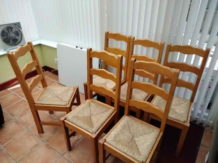 Photo of free 6 Vintage dinning chairs (Alfreton DE55) #1