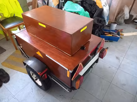Photo of free Small DIY trailer 4 motorcycle/car (Lancaster bulk) #1