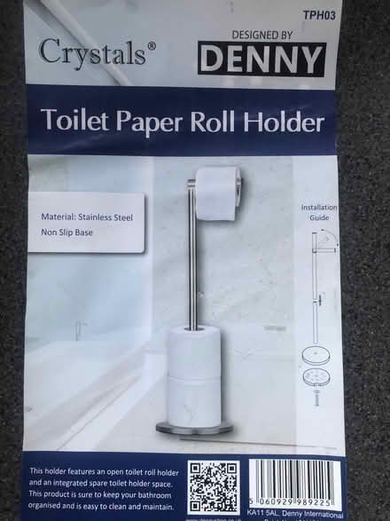 Photo of free New Toilet Paper Roll Holder (Haddon) #1