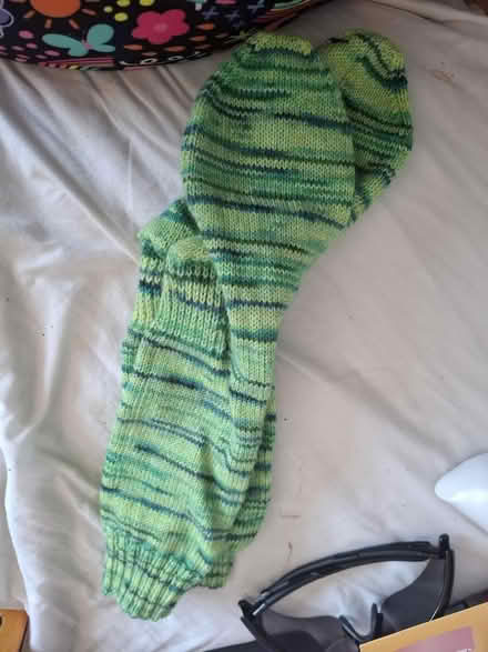 Photo of free Pair of knitted bed socks (Seaside BN22) #1