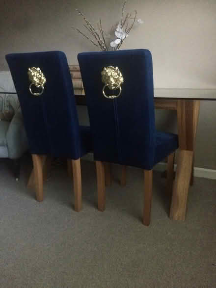 Photo of free Blue chairs (S26) #1