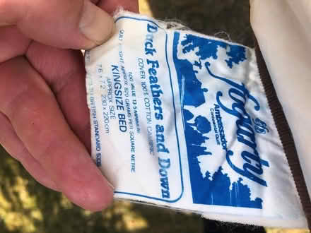 Photo of free Fogarty King Size duvet (Marton) #2